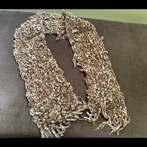 NWOT Women’s Unisex Handmade Knit Crochet Multi-Color Chunky Scarf Wrap Shawl